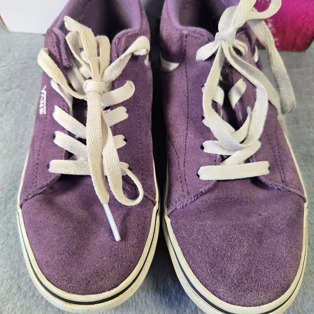 Vans Missy Purple Suede Low Top Platform Sneakers Kids Size‎ 3.0 721356